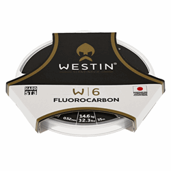Westin W6 ST3 FLUOROCARBON CLEAR 50 meter - 0,30 mm / 6,1 kg